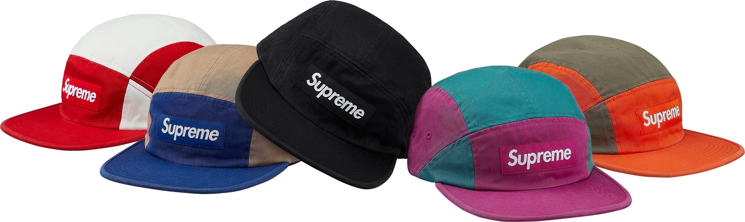 Contrast Panel Camp Cap